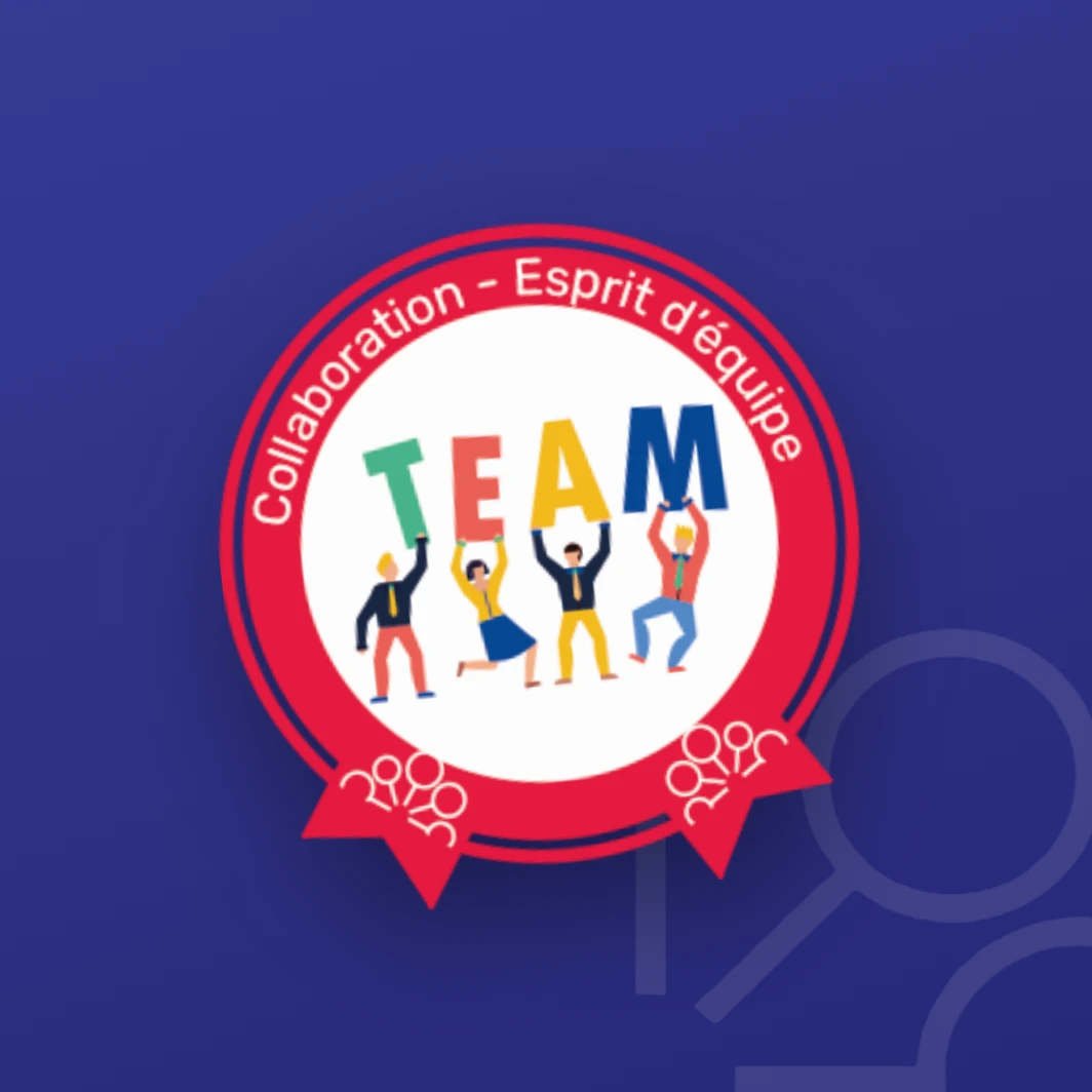 Open badge Collaboration, esprit d'équipe
