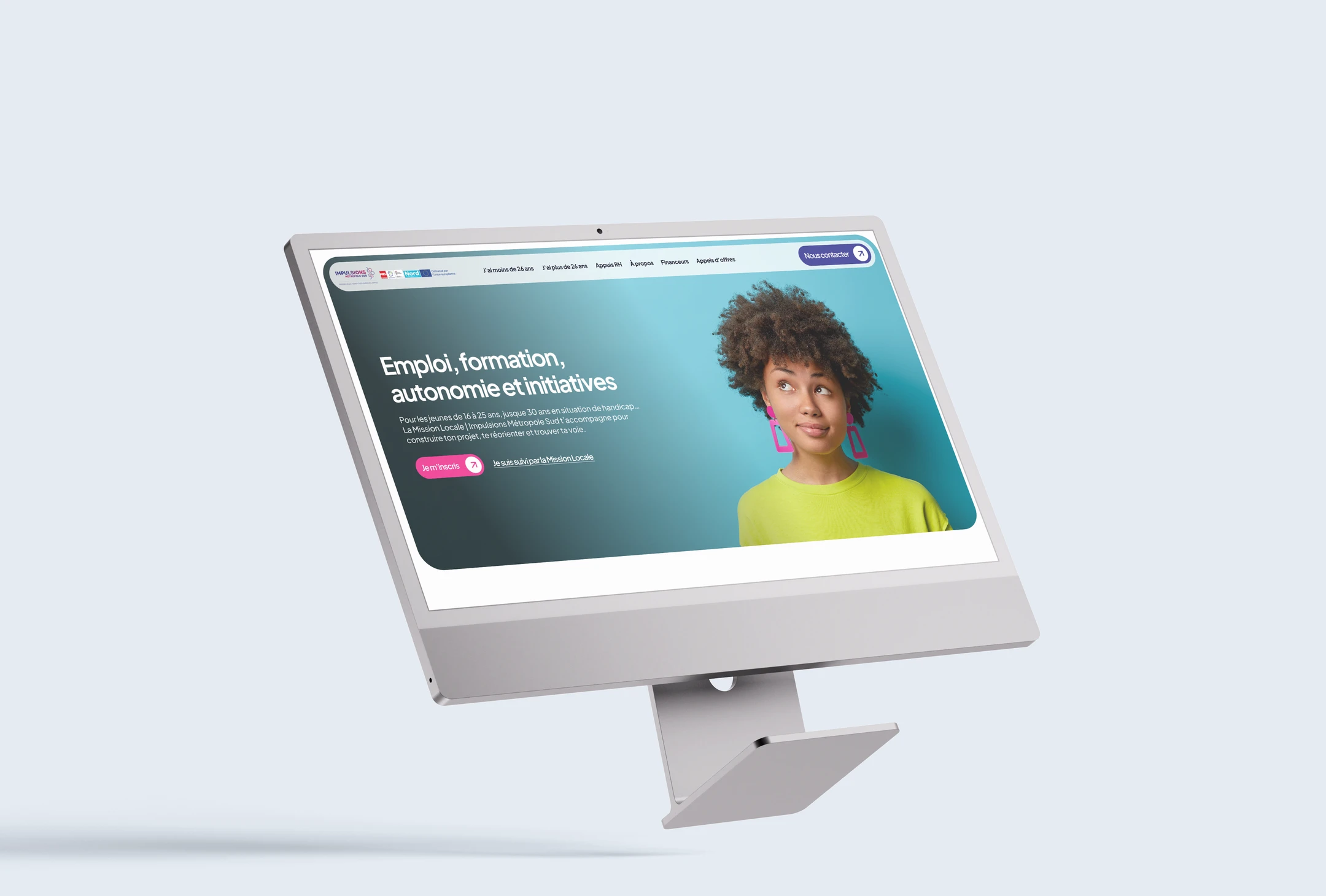 Site Impulsions sur iMac