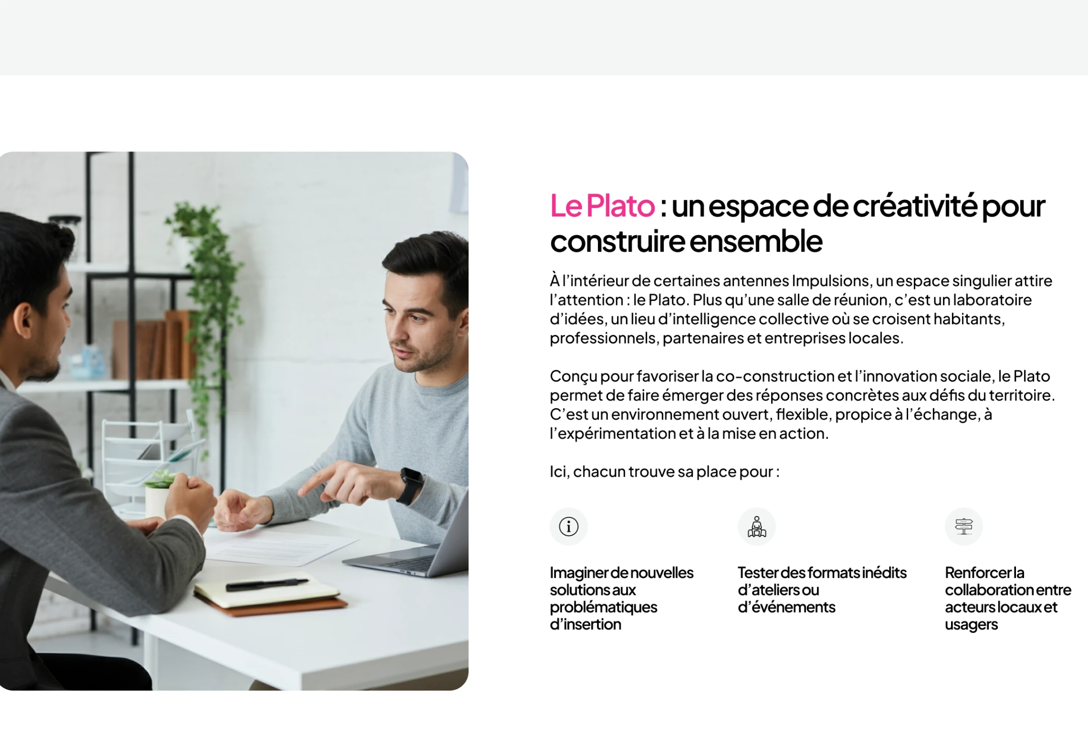 Le Plato, un espace de créativité pour construire ensemble
