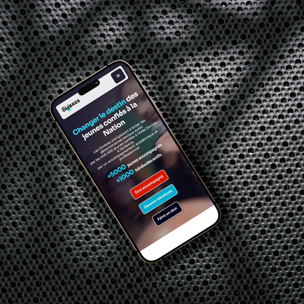 Site Les Ombres sur iPhone