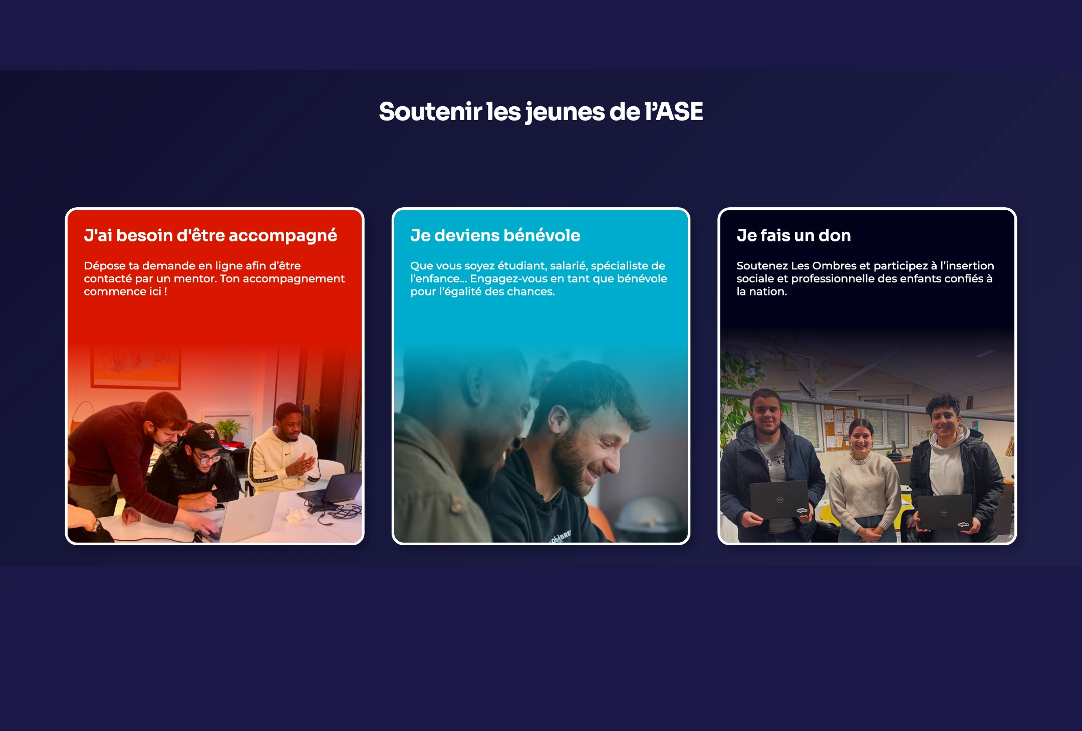 Soutenir les jeunes de l'ASE : être accompagné, devenir bénévole, faire un don