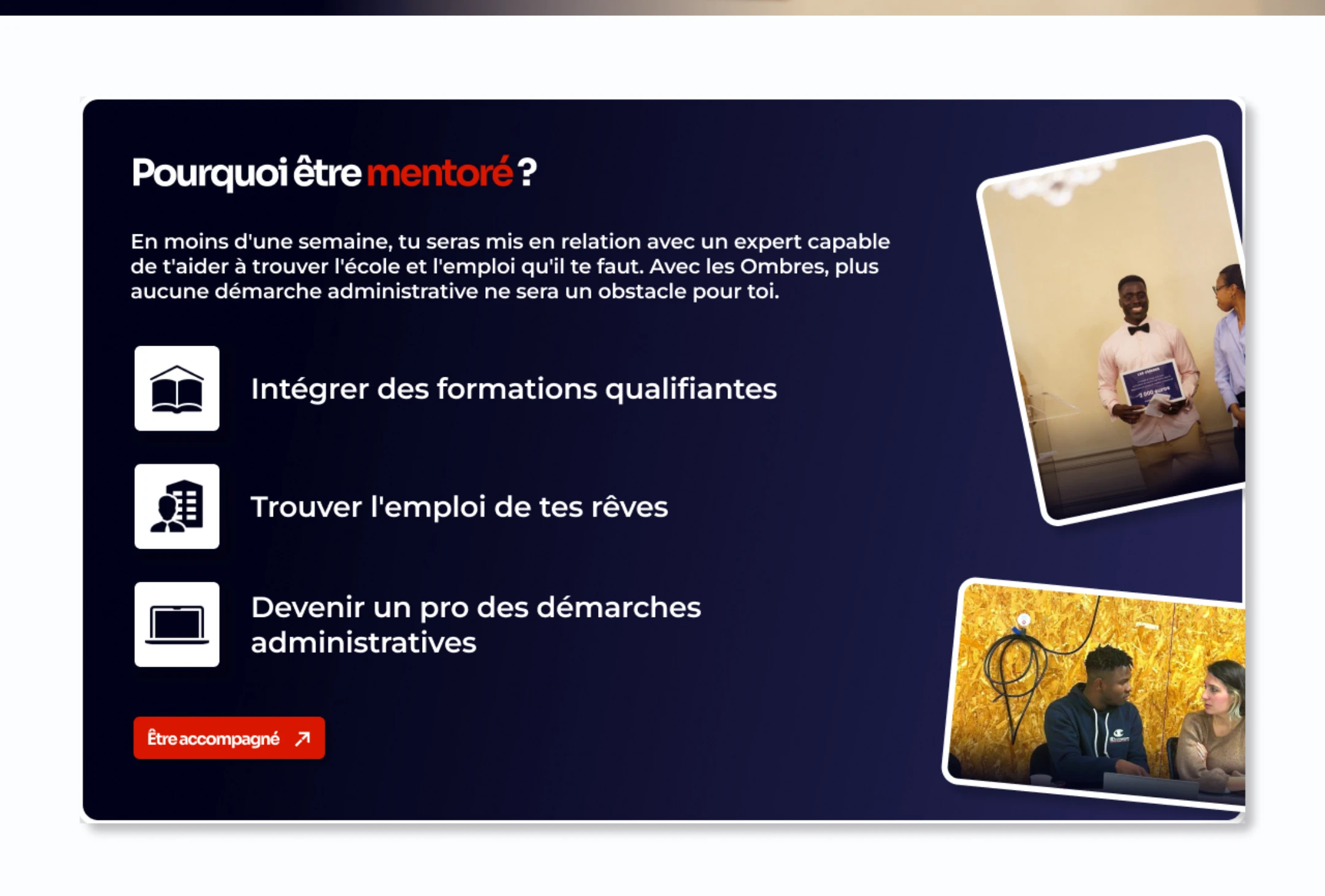 Pourquoi être mentoré ?