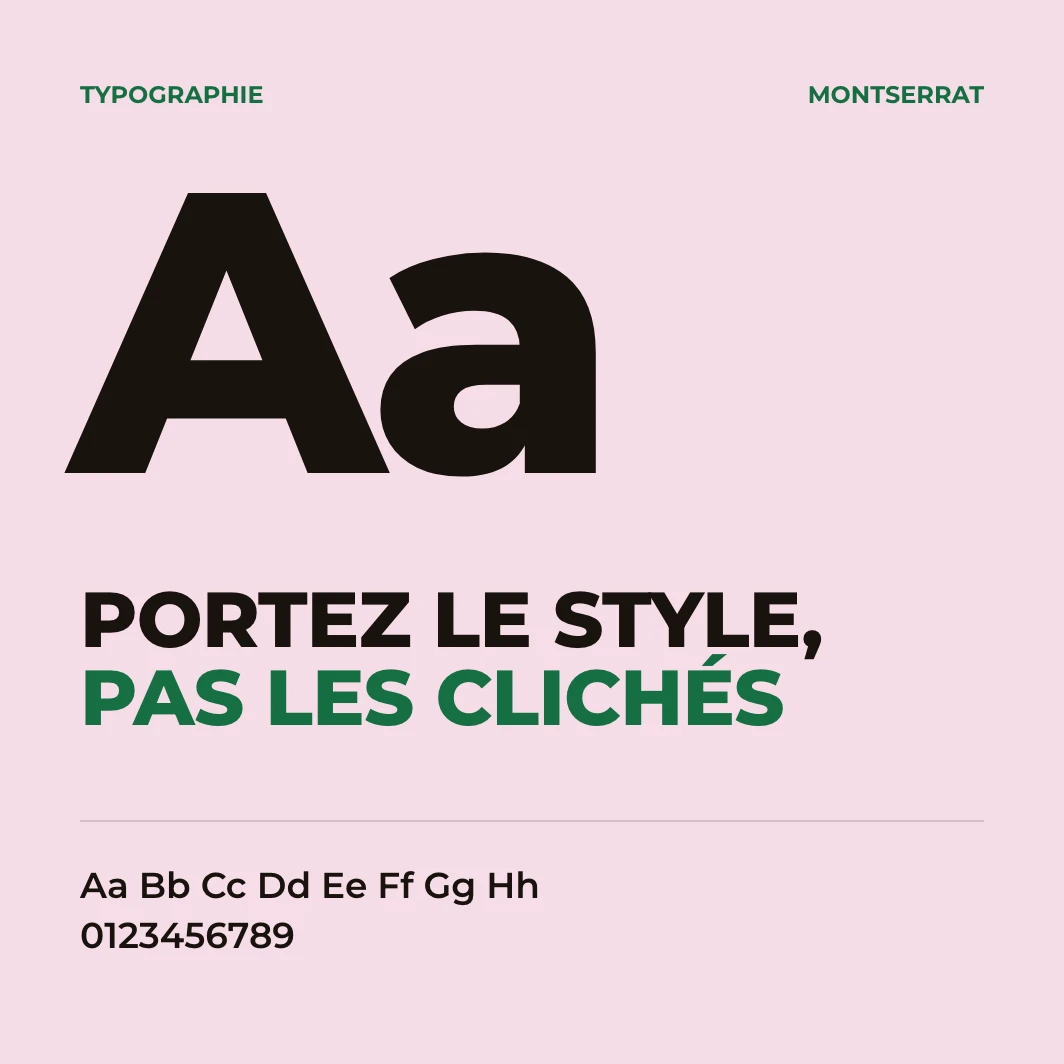 Typographie Montserrat de H19
