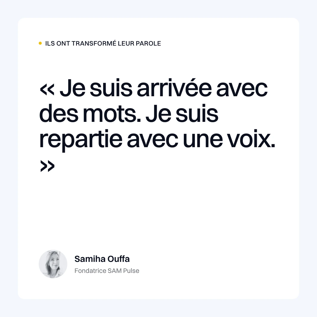 Témoignage de Samiha Ouffa