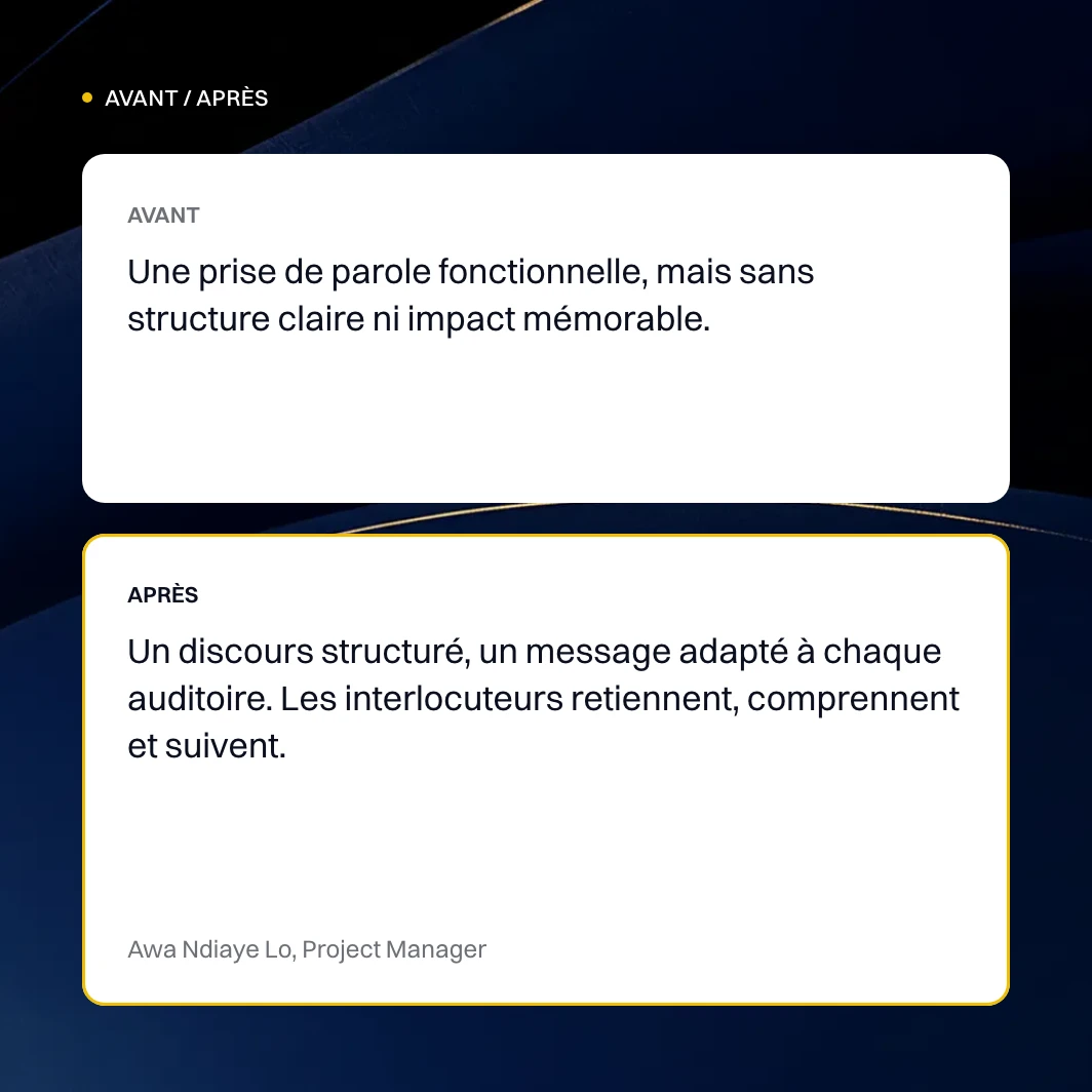 Avant et après un accompagnement Dipita