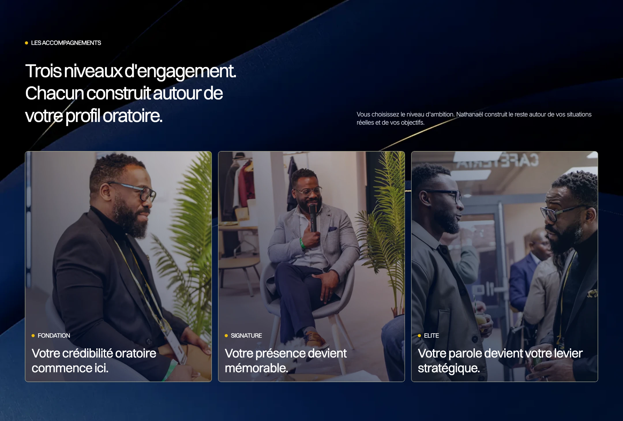 Les trois niveaux d'engagement du coaching