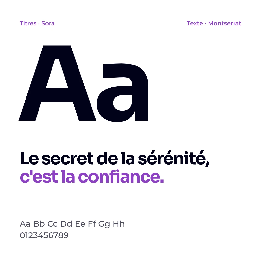 Typographies Sora et Montserrat