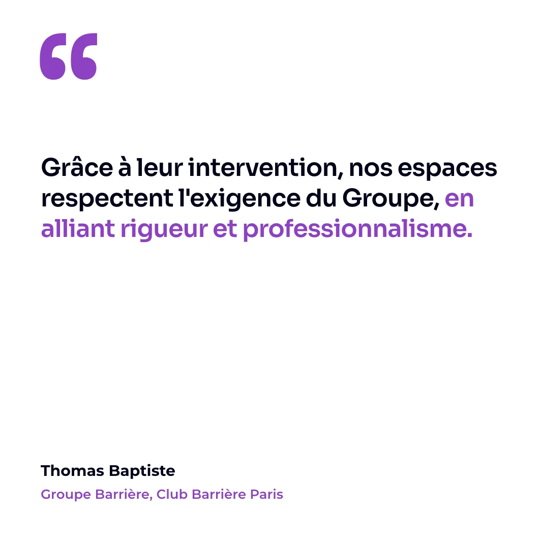 Témoignage du Groupe Barrière