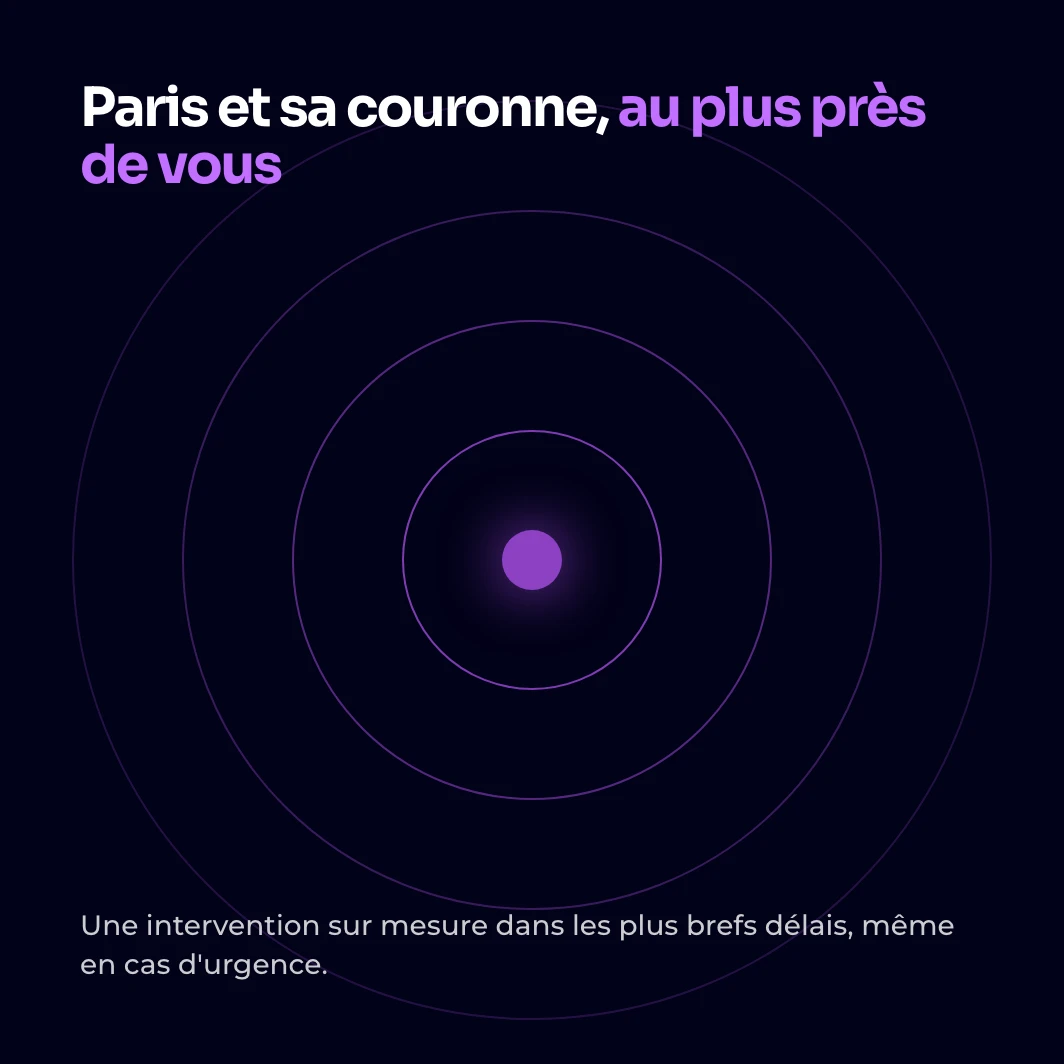 Intervention à Paris et sa couronne