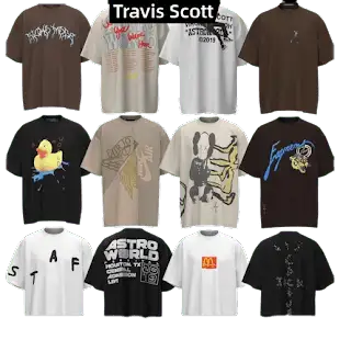 Bunch of Travis Scott Tees #1 (26 Variants)