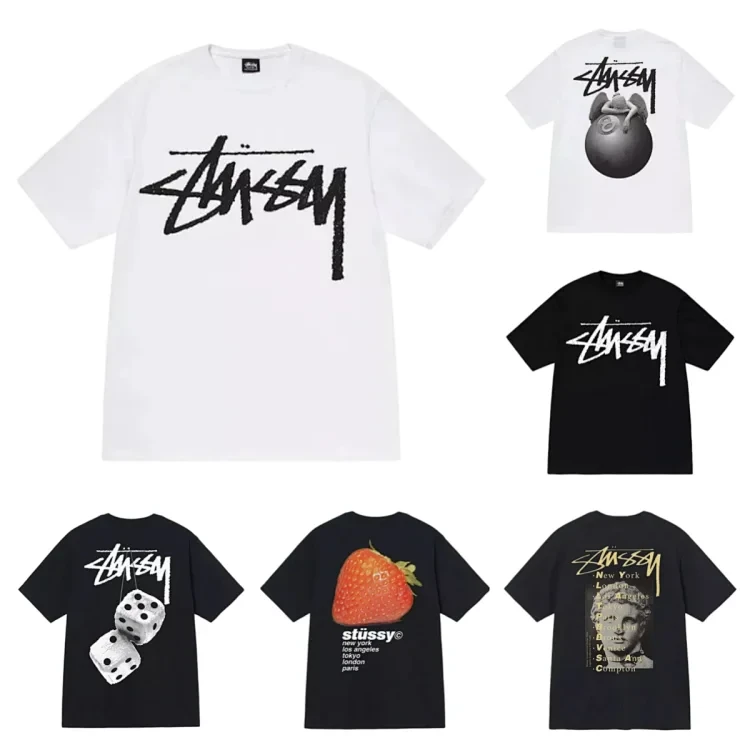 Bunch of St��ssy Graphic T-Shirts