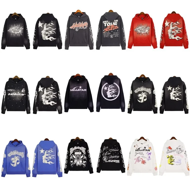 Bunch of Hellstar Graphic Hoodies
