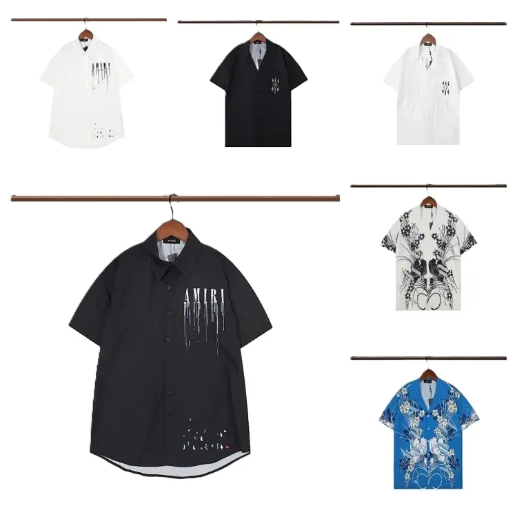 Amiri Floral and Drip Print Shirts