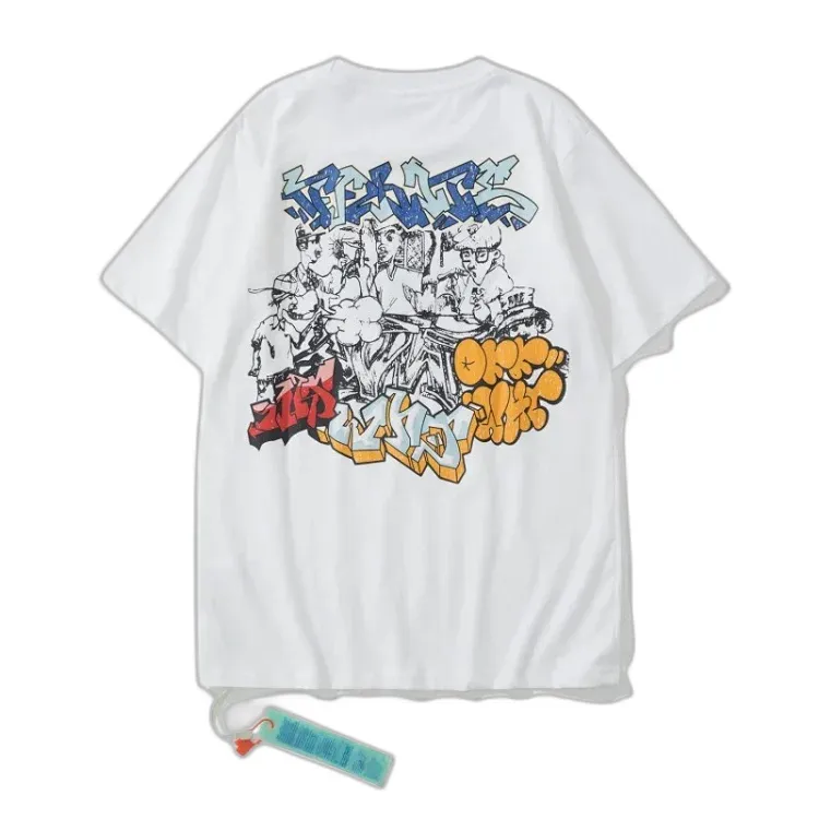 Graffiti Cartoon Oversized Tee