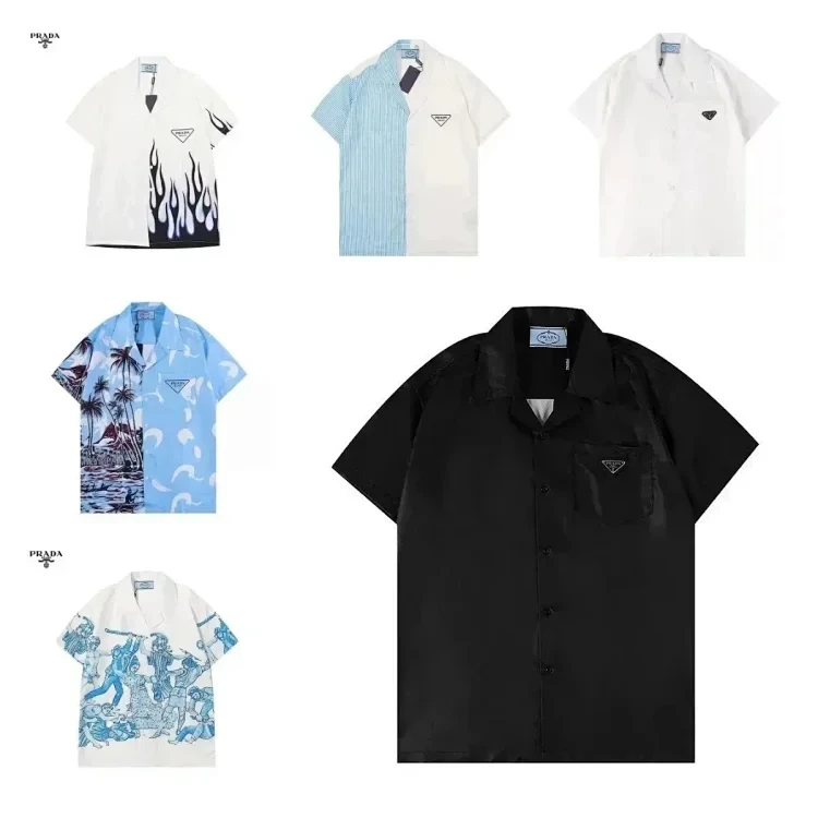 Prada Short Sleeve Designer Shirts