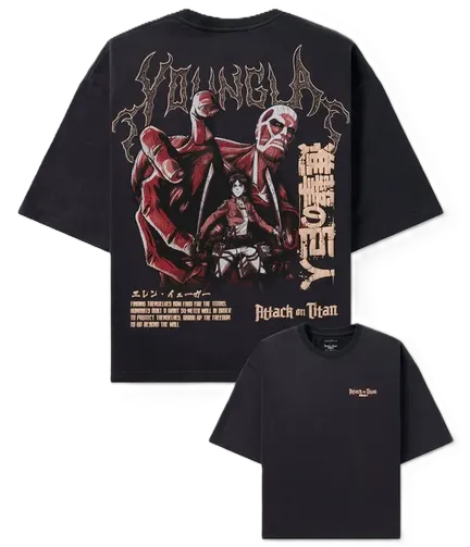 YoungLA x Attack On Titan Tees #1