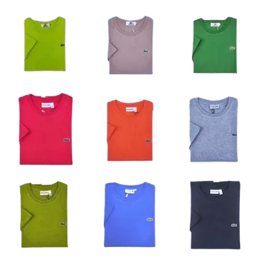 Lacoste Badge Tees (19 Variants)