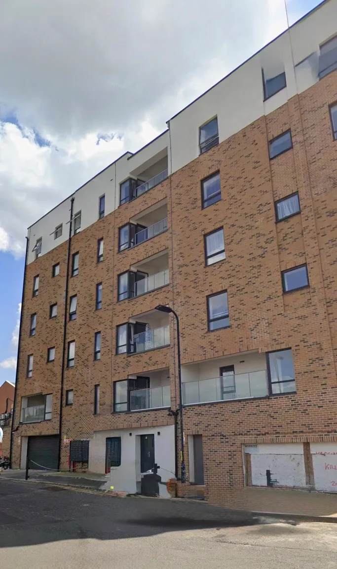 Southall project — completed apartment building exterior