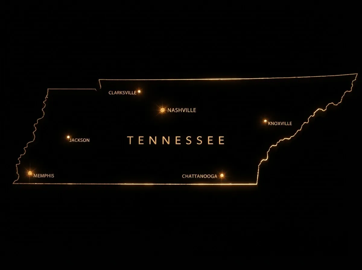 Solux service area across Tennessee