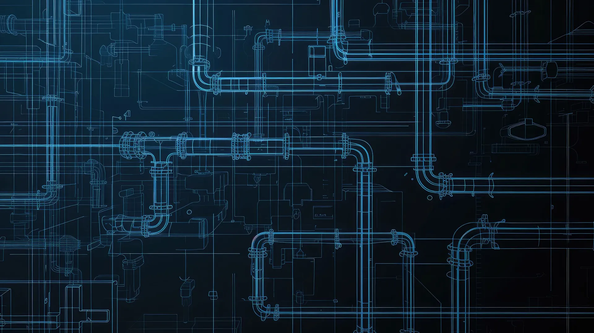 Industrial piping design plan