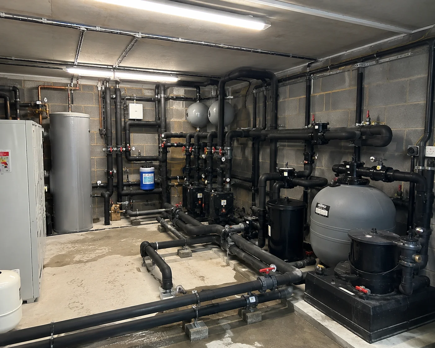 Mechanical room installation