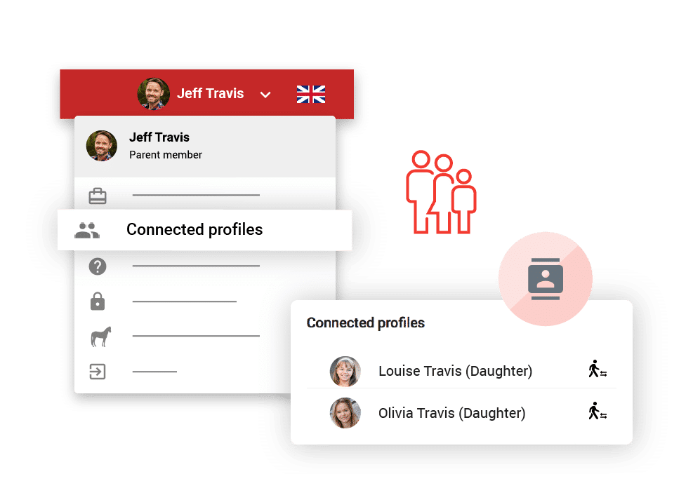 Grant family access to accounts