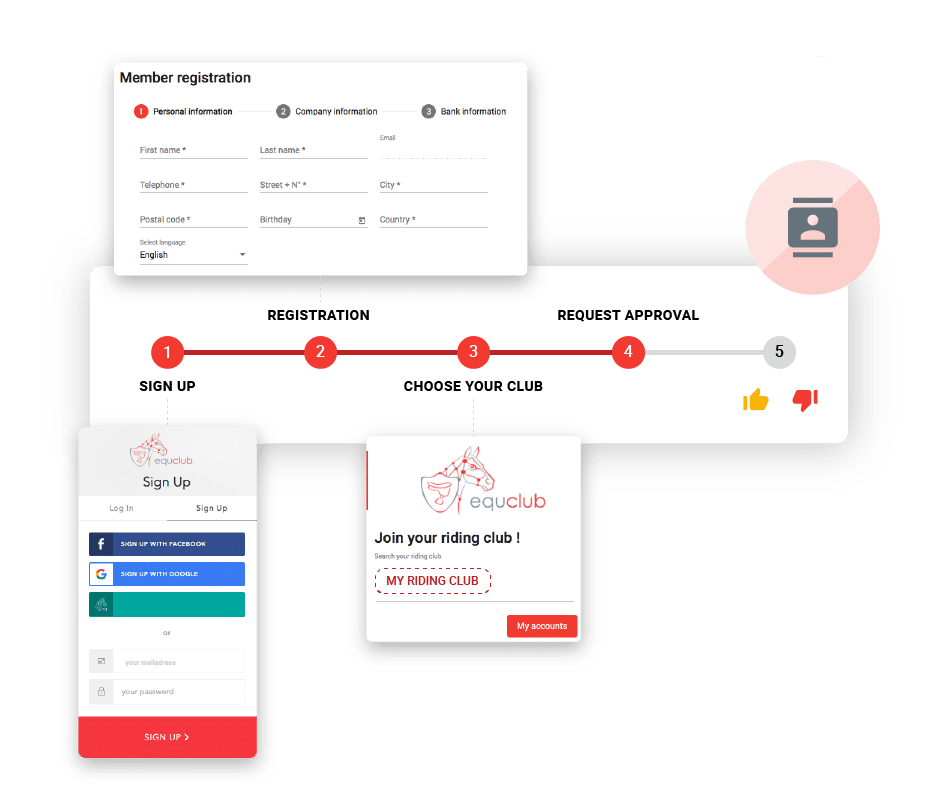 Simple signup approval flow