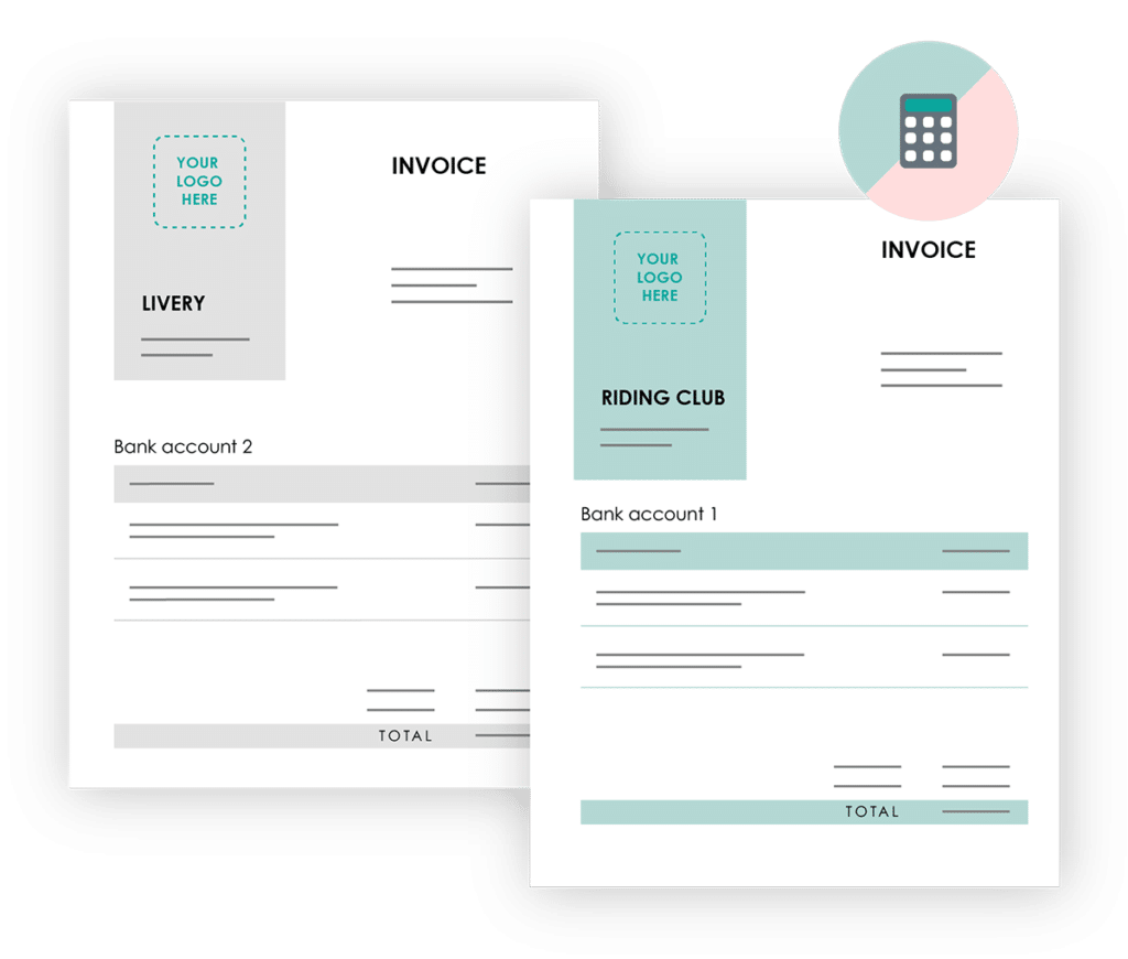 Separate multiple financial accounts