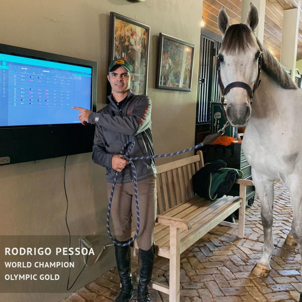 Smart Stable Board in a stable