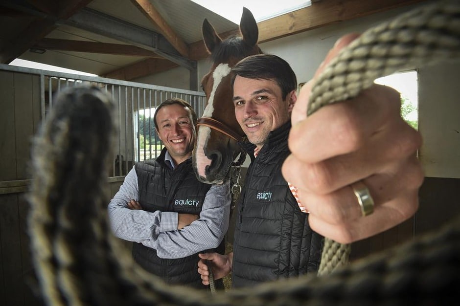 Equicty founders Samir Brahimi and Bram Balcaen