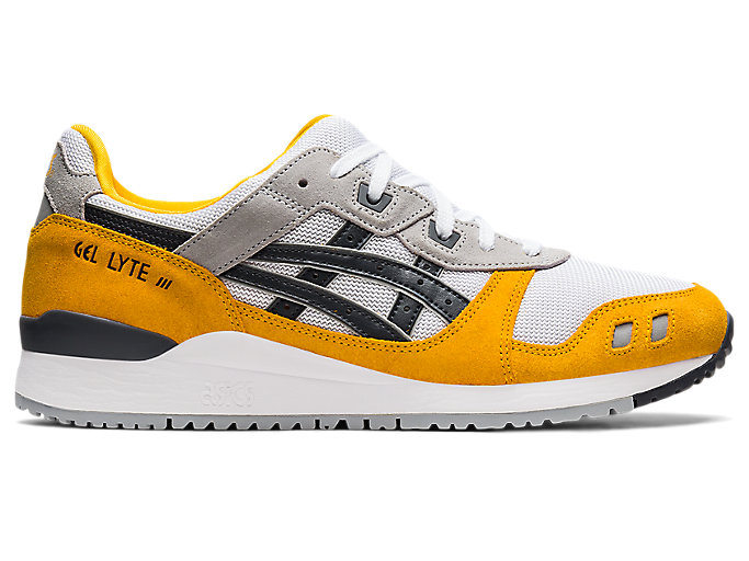 ASICS GEL-LYTE III OG in Sunflower and Carrier Grey, side view