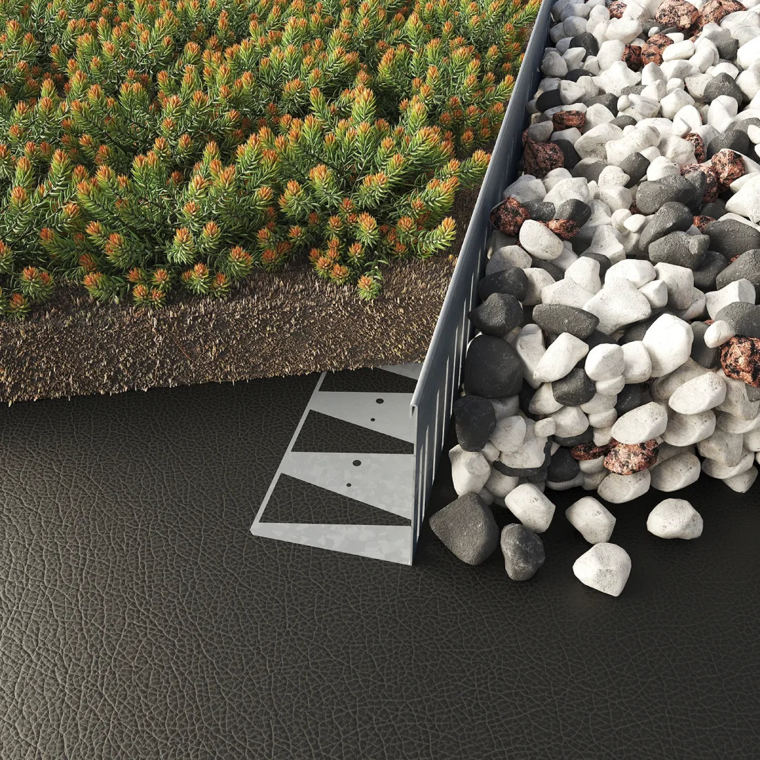 RoofEdge landscape edging application