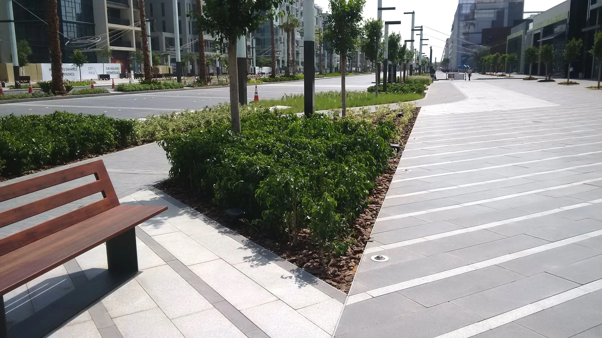City Walk, Dubai commercial landscape project