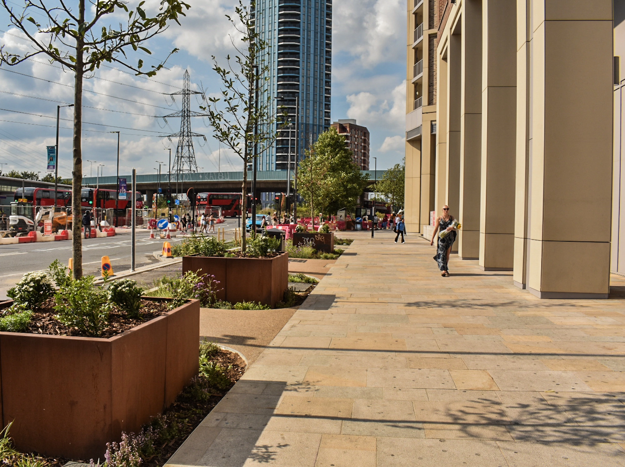 Silvertown Royal Docks commercial landscape project
