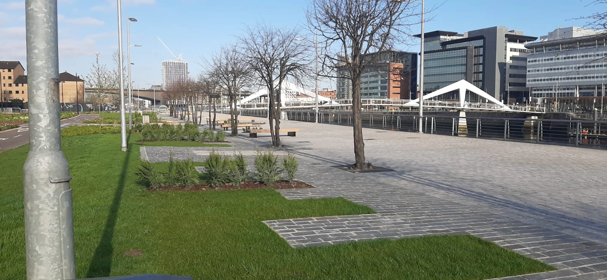 Buchanan Wharf, Glasgow commercial landscape project