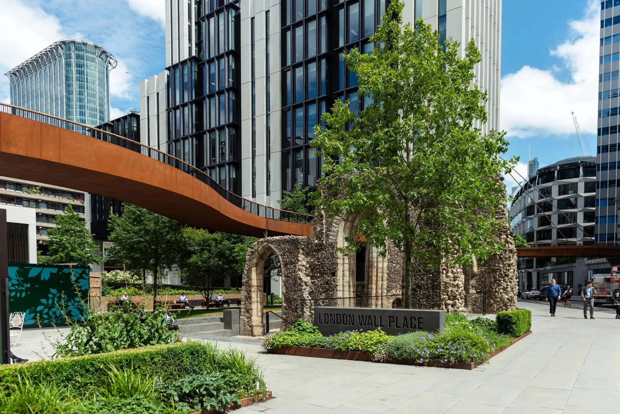 London Wall commercial landscape project