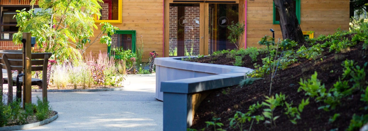 Horatio's Garden Pathway and Resin Bound Edging landscape project