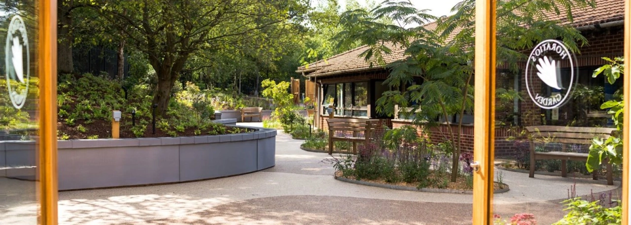 Horatio's Garden Pathway and Resin Bound Edging commercial landscape project