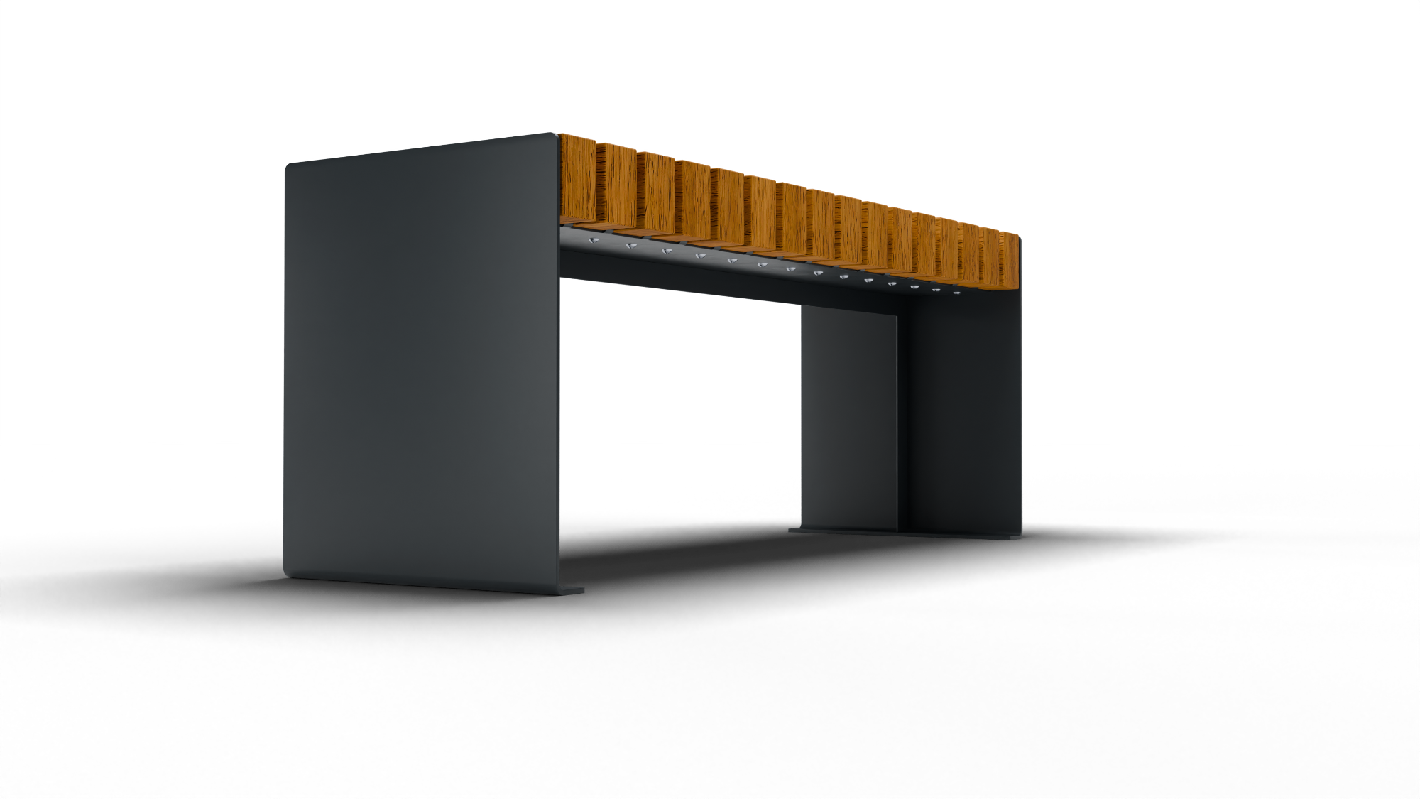 Vetra Bench with Arm Rest seating image