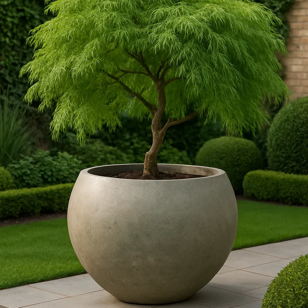 Planterlite Rustic Bowl freestanding planter image