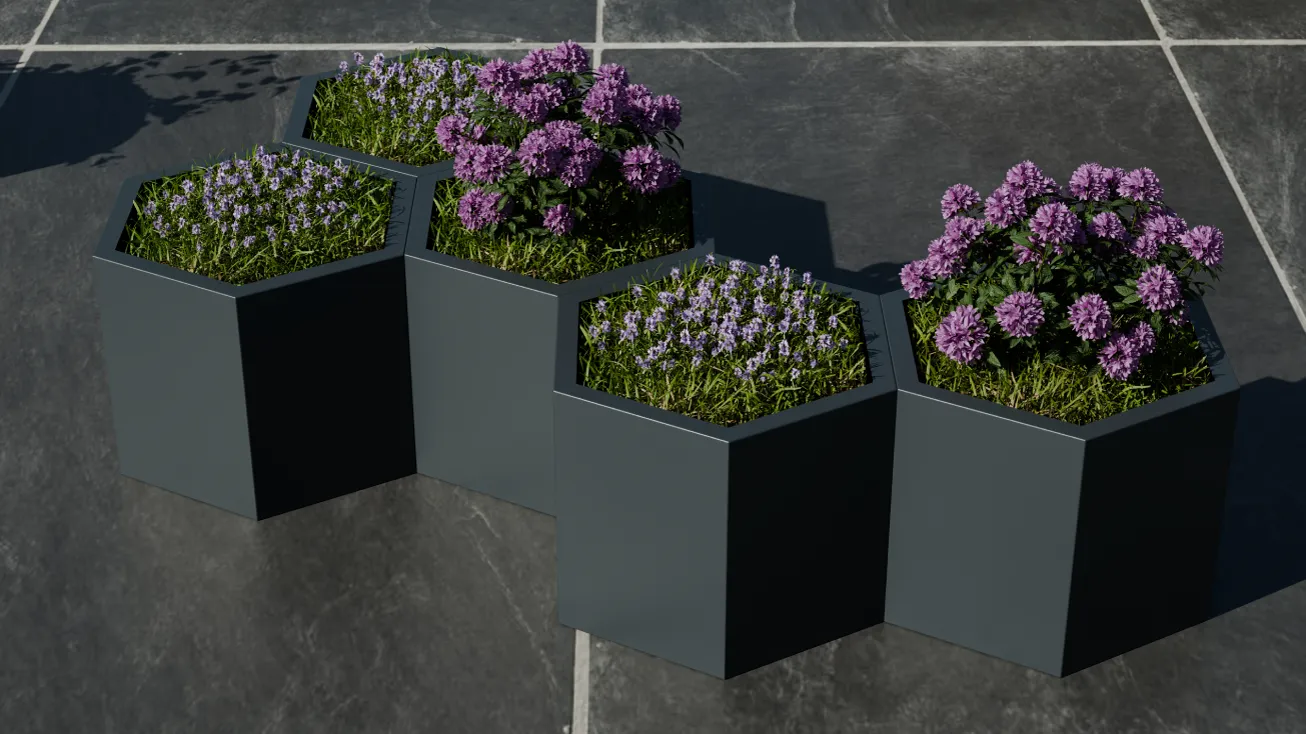 Rava freestanding planter image