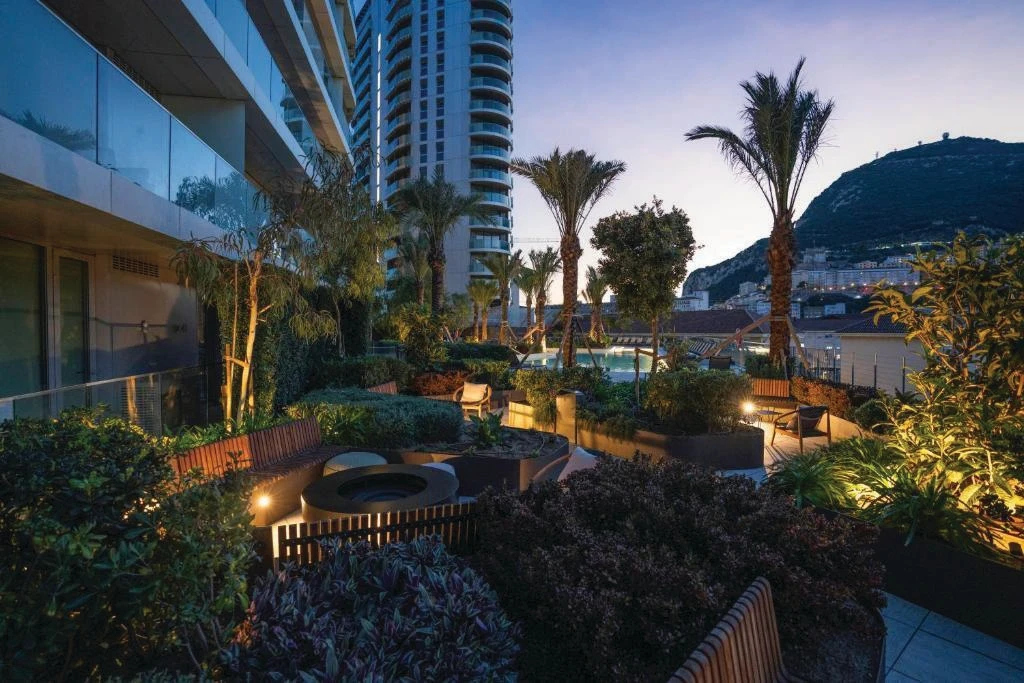 Roof terrace