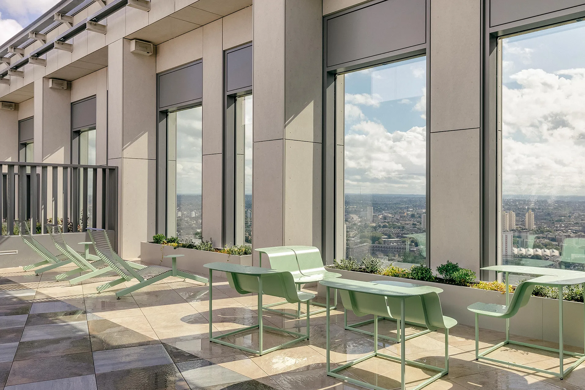 Roof terrace