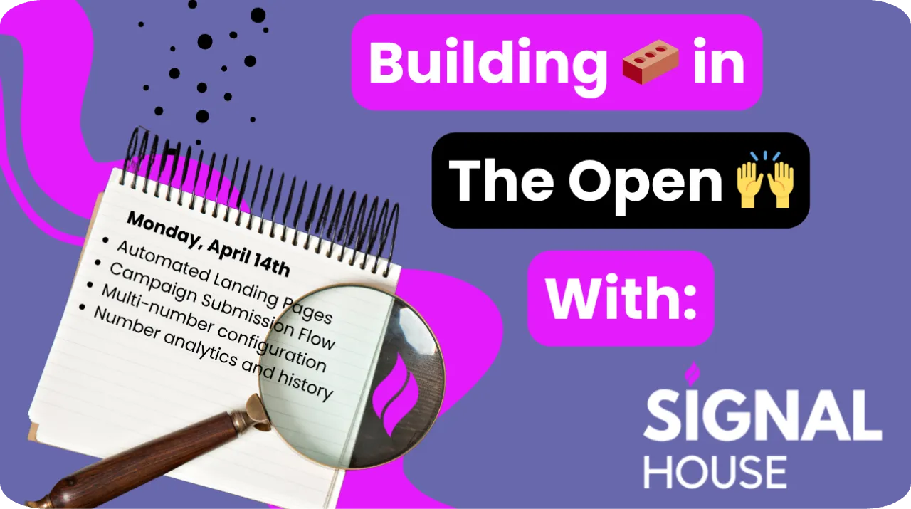 Building in the Open: April 14-18