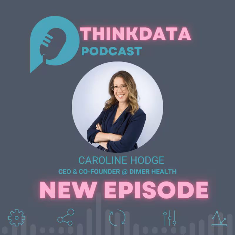 ThinkData Podcast artwork featuring Fighting Hospital Readmissions with AI.