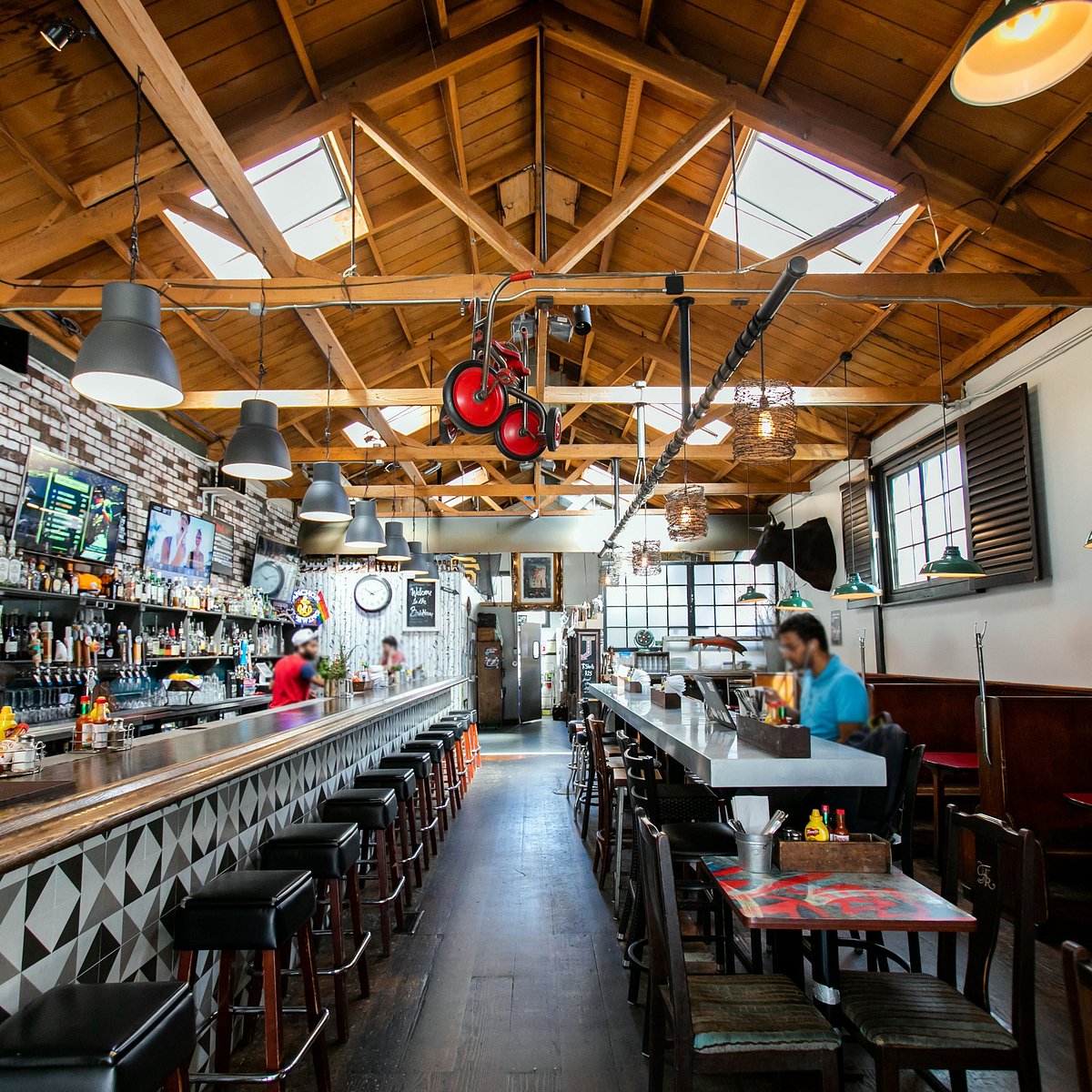 Brickhouse bar and restaurant interior