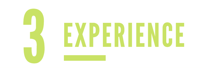 Experience in cleaning industry