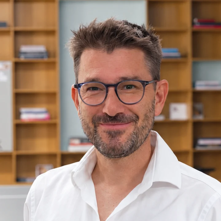 Portrait de Pascal Détraz, cofondateur de Sandra