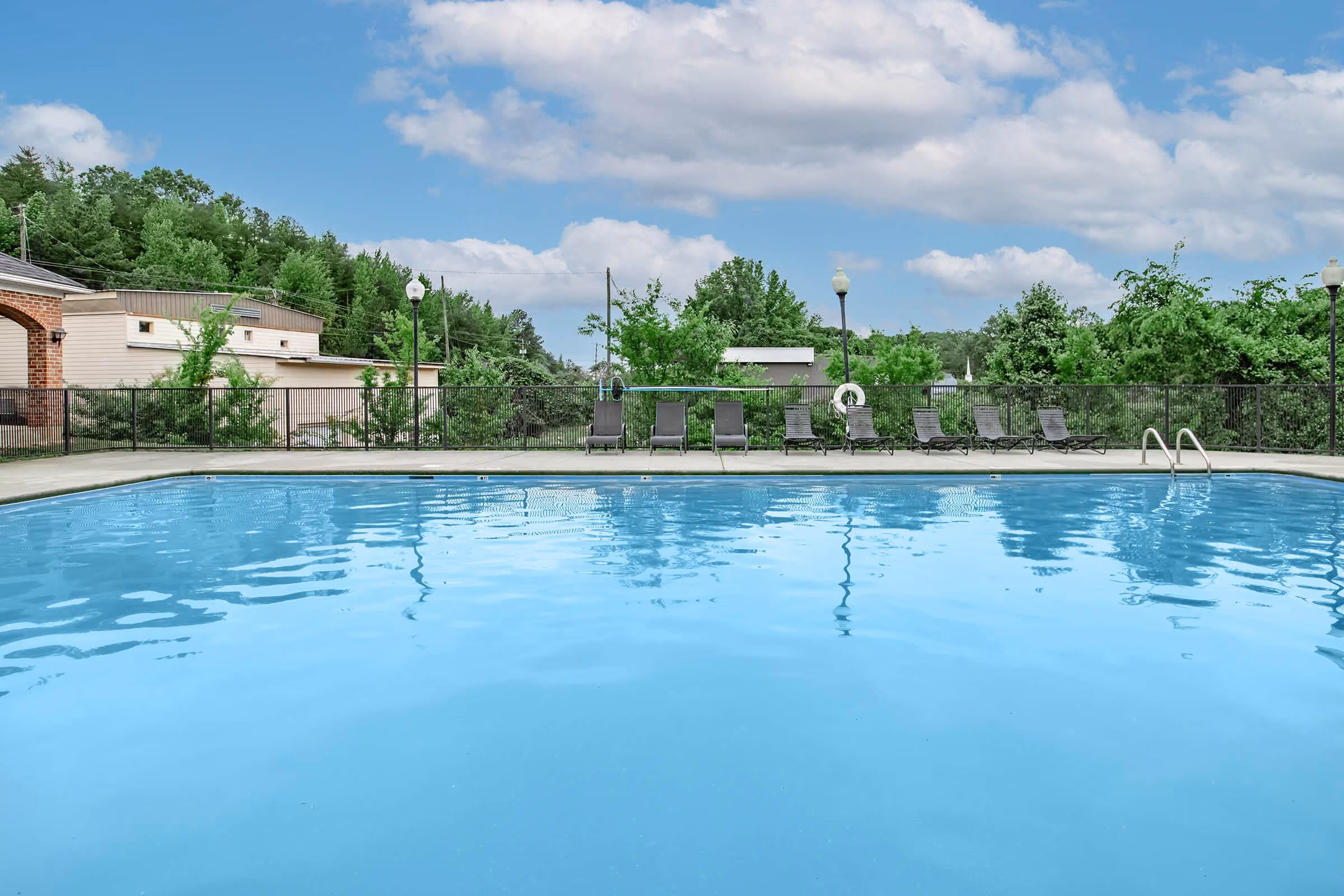 Inground pool at property