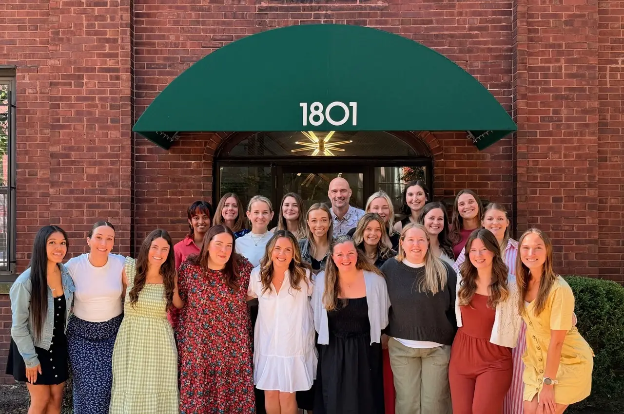 The Black Bear Academy team together outside the school at 1801 W Byron St in 2026